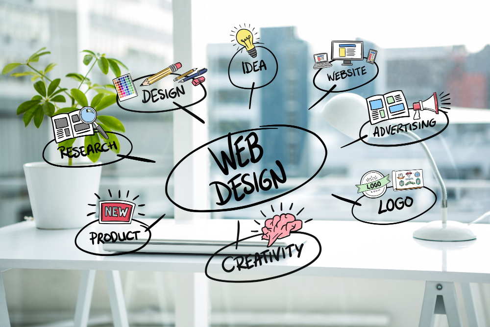 Creative website design and development services.
